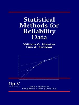 cover image of Statistical Methods for Reliability Data
